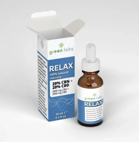 RELAX Olio di Canapa 20% - Canapa Rilassante - linea relax con 20% di CBD e 20% Cbn + terpeni mircene. Affrettati scorte in esaurimento!